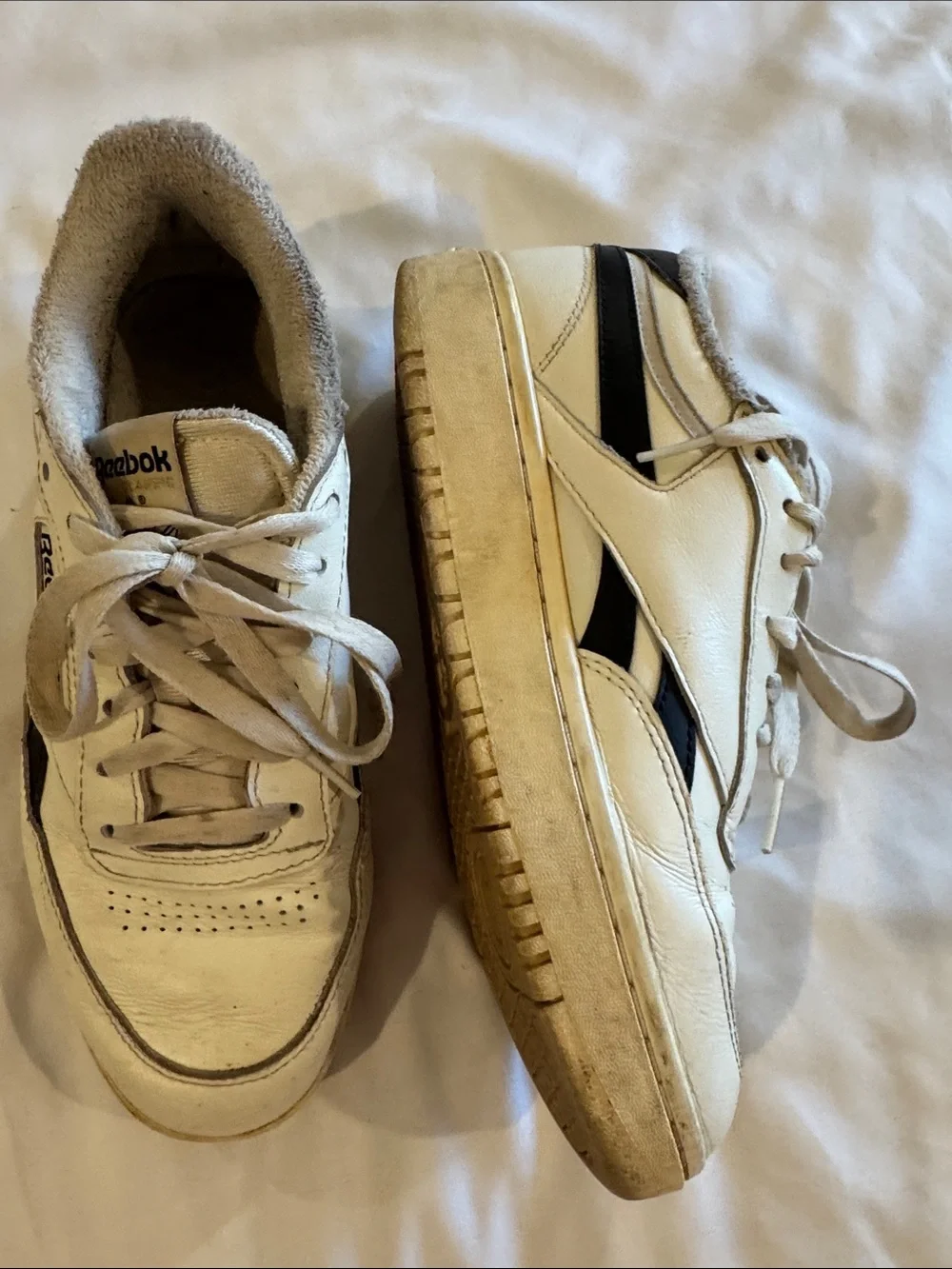 Reebok  Women's Club C Double Revenge Platform Sneaker 8